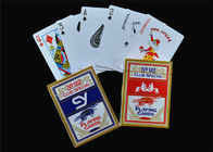 Casino / Gambling Accessories Custom Printed Playing Cards with Linen Finish